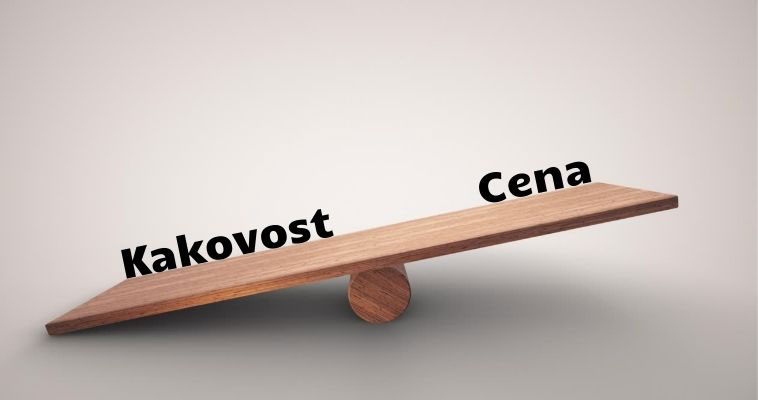 tehtnica, ki tehta med kakovostjo in ceno